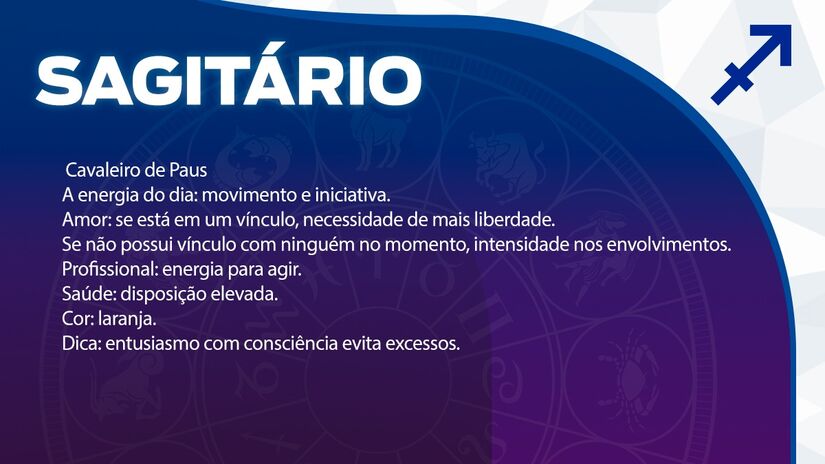 Previsão para Sagitário / Arte/DL 