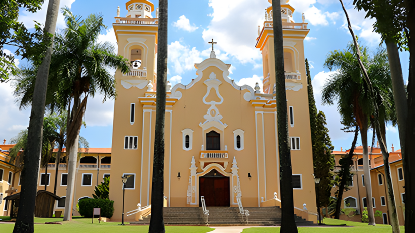 O Mosteiro de Itaici é um complexo religioso e um dos espaços mais procurados para retiros no interior paulista / Reprodução / Prefeitura de Indaiatuba