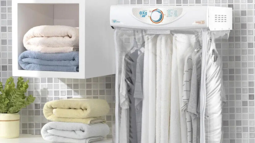 O equipamento garante que as roupas fiquem prontas para o uso em poucas horas / Divulgação