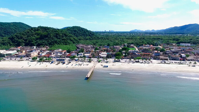 A Guarujá começa a dar um passo importante rumo a um visual mais moderno e organizado, inspirado em cidades americanas onde a fiação é praticamente invisível. Renan Lousada/DL (todas as fotos)