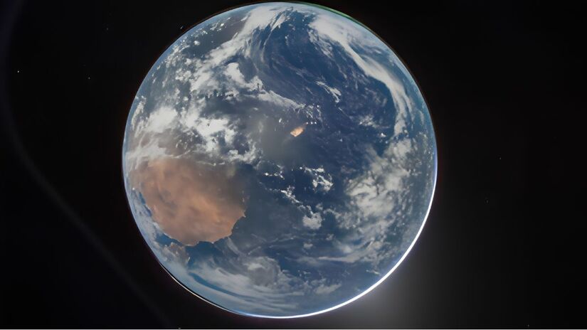 A missão inaugural do programa, a Artemis 1, ocorreu em novembro de 2022 e não teve humanos em seu interior (Nasa/Divulgação)