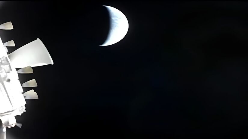 A missão Artemis 2 testará os limites da sobrevivência humana no espaço profundo; entenda por que a nave não fará o pouso na superfície desta vez (Nasa/Divulgação)