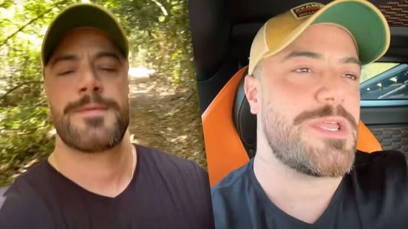 Mesmo vivendo em uma casa grande, o ator comentou que o espaço não comportava a criação de 'bichos maiores', como cavalos, bois e galinhas (Reprodução)