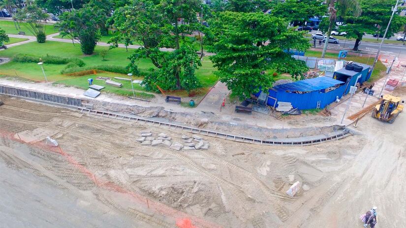 O investimento de R$ 2.600.072,49 focou tamb&eacute;m em aumentar a resist&ecirc;ncia do passeio contra a for&ccedil;a das mar&eacute;s / Renan Lousada/DL