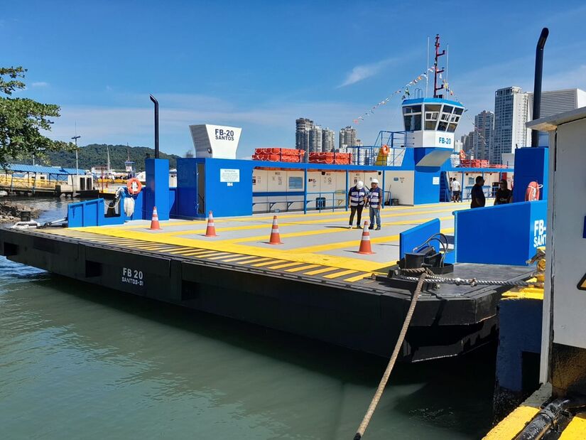 Balsa ganhou novos equipamentos de segurança e salvatagem (Maria Eduarda Brito/DL)