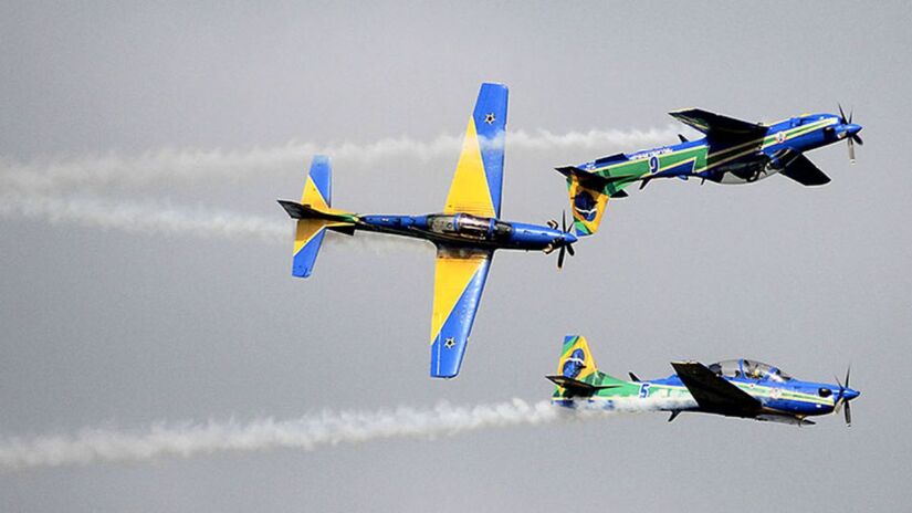 Prática de esportes aéreos será suspensa na cidade durante o horário da demonstração /Divulgação