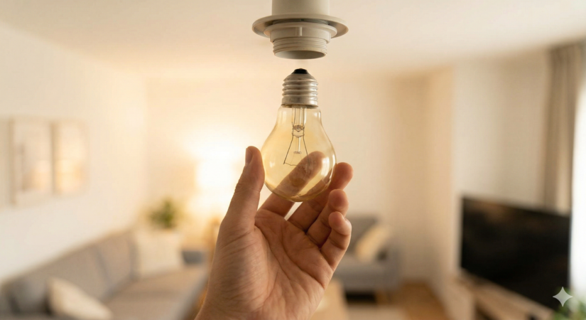 Existem casas que ainda usam as antigas luzes fluorescentes, que são péssimas para a conta de luz - IA/Diário do Litoral