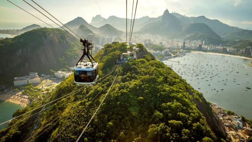 Os morros do Pão de Açúcar e Urca são considerados os cartões postais do Rio de Janeiro (Blog Bondinho/Divulgação)