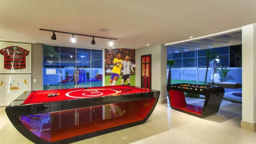 Área gourmet foi planejada para receber amigos e familiares /Reprodução