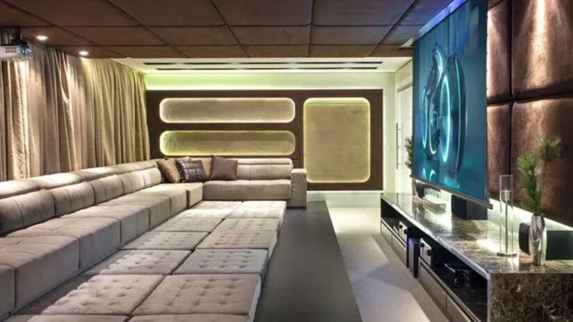 Design de interiores aposta em tons claros e materiais nobres /Reprodução