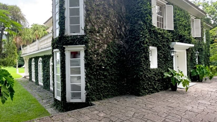 Mansão das Heras foi construída em 1828 em estilo neoclássico /Reprodução