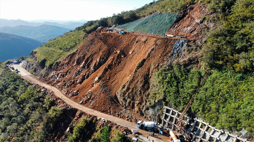 A nova ligação rodoviária é vista como um importante corredor logístico e turístico. DNIT/Divulgação
