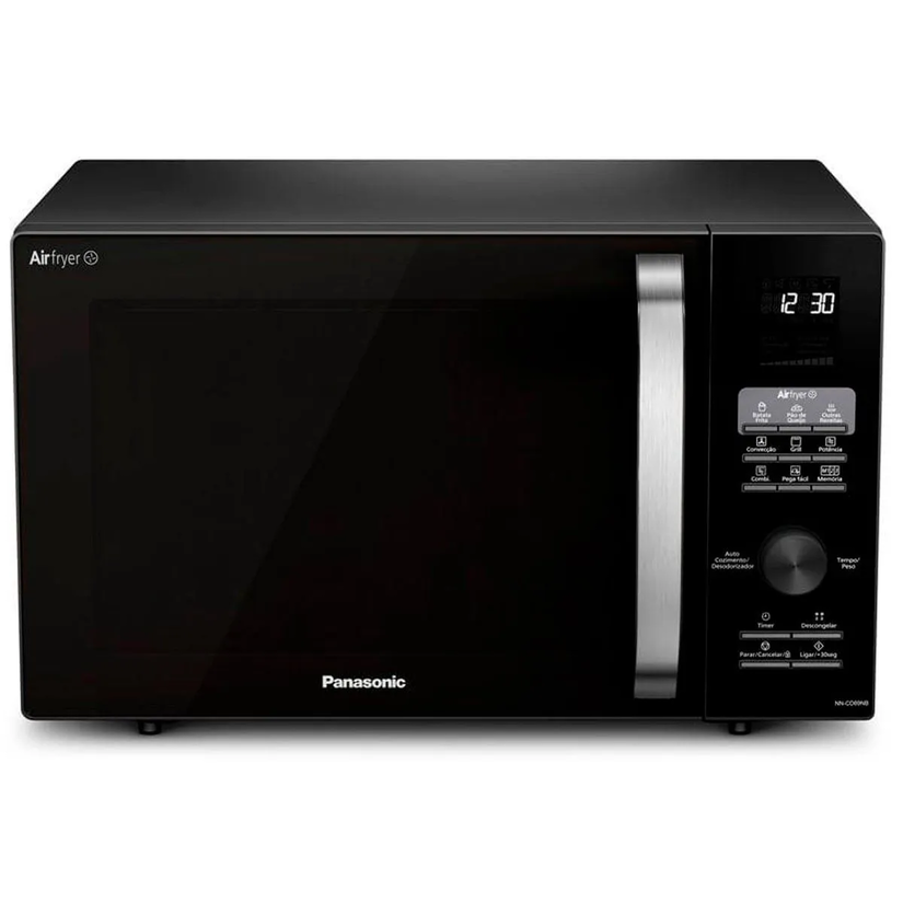 O modelo Air Fryer + Microondas da Panasonic é um dos mais vendidos no Brasil, mas há outras marcas também - Divulgação/Panasonic