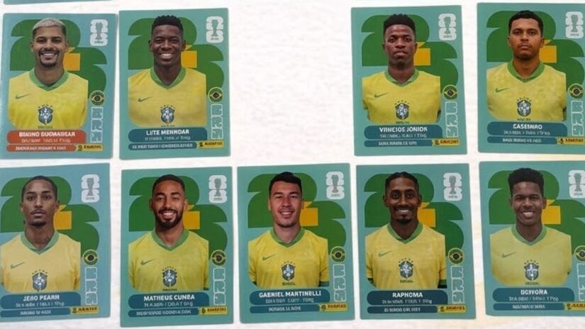 Figurinhas especiais, como versões metalizadas, devem integrar o álbum do Mundial /Reprodução/Colecionadores de Figurinhas