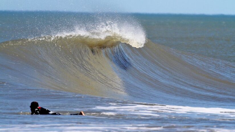 Praia da Guarita, no Rio Grande do Sul / Harleyson Almeida