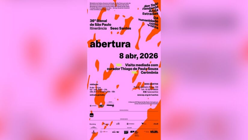 A abertura da 36ª Bienal de São Paulo está prevista para acontecer no dia 8 de abril (Sesc/Divulgação)