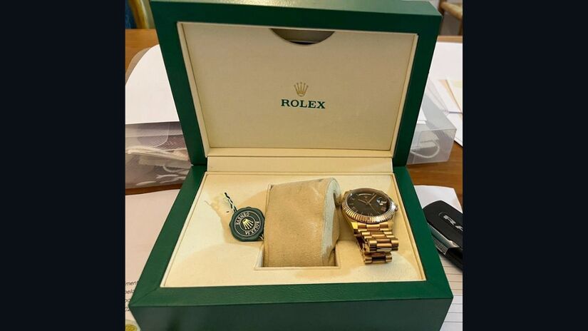 Rélogios Rolex de luxo são destaques pelo alto valor de mercado / Divulgação Polícia Federal