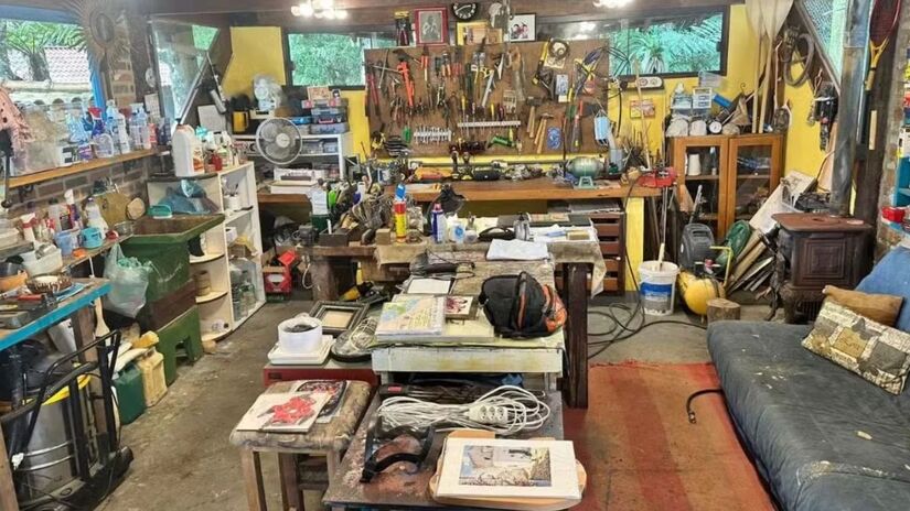 Sítio de Marcello Novaes fica em área isolada de Teresópolis, na região serrana do RJ /Reprodução