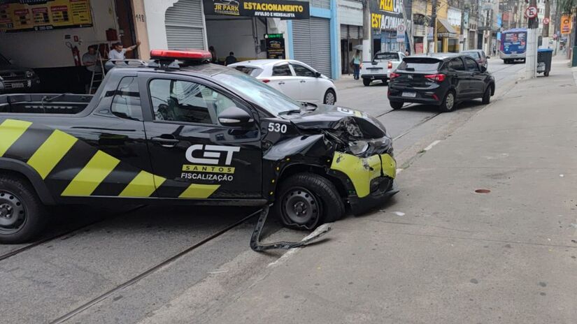 Acidente aconteceu por volta das 15h20 desta quarta-feira (Gabriel Fernandes/DL)