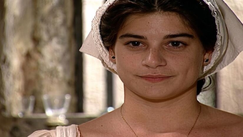 Tarciana Saad ficou conhecida ao interpretar Matilde na novela Terra Nostra, exibida pela TV Globo /Reprodução
