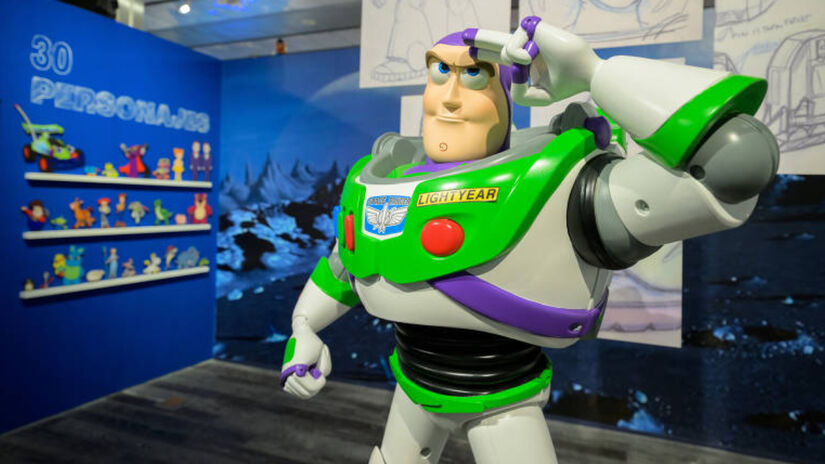 O eixo central da mostra foca no material técnico e artístico da Pixar / Divulgação