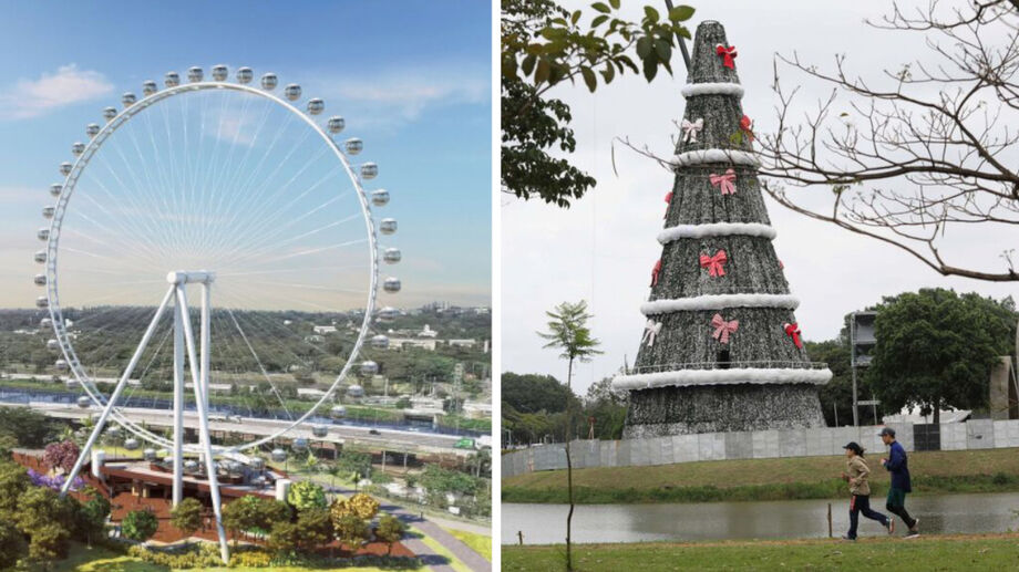 Roda-gigante de São Paulo e árvore de Natal de 52 serão inauguradas em  parque - Diário do Litoral