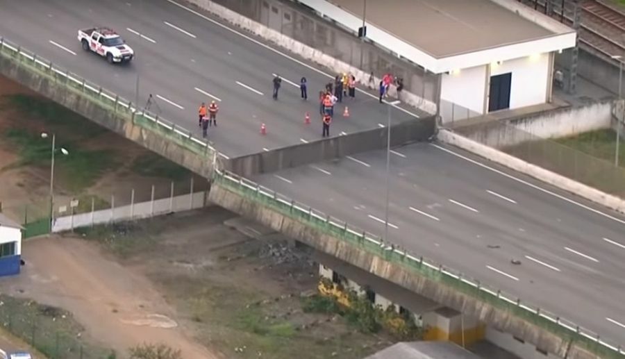 Prefeitura De Sp Procura Macaco Hidráulico Para Içar Ponte Que Cedeu Na