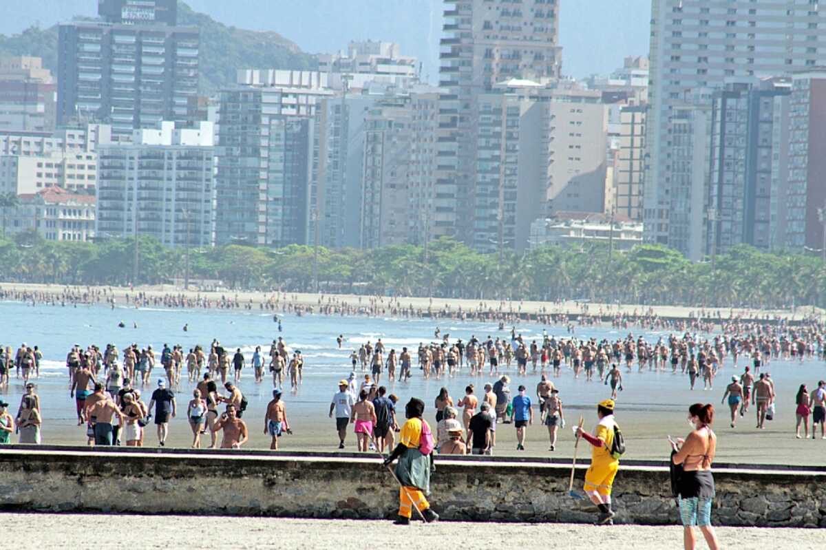 Praias limpas aumentam no litoral norte de SP, e Baixada Santista