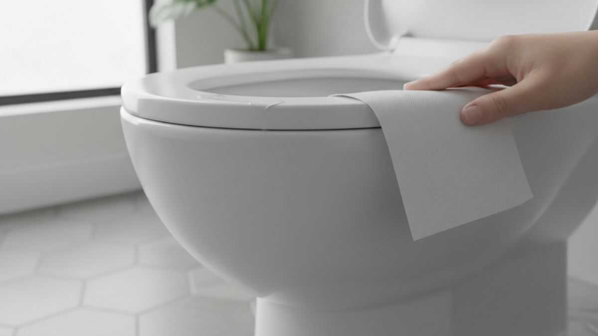 Por que você nunca deve limpar o assento do vaso sanitário com papel higiênico