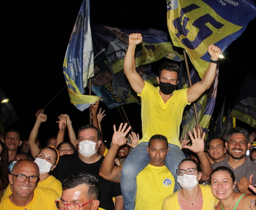 Caio Matheus comemora a vitória na noite deste domingo (15) (Foto: Divulgação)