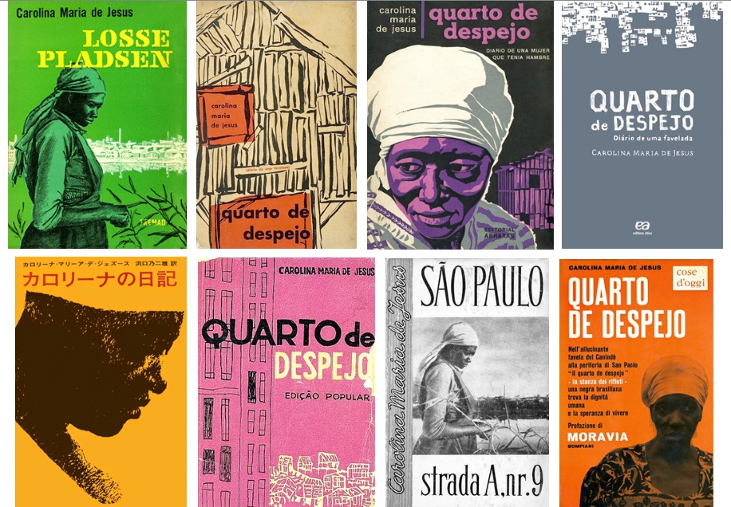 A escritora Carolina Maria de Jesus lançou 'Quarto de Despejo: Diário de uma Favelada', obra foi traduzida para 15 idiomas
