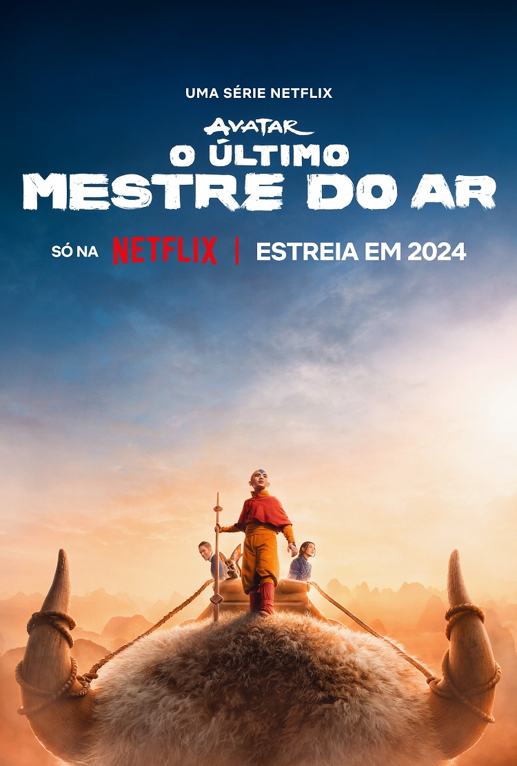 S Rie Avatar O Ltimo Mestre Do Ar Ganha Trailer P Ster E Previs O   Poster Avatar O Ultimo Mestre Do Ar 