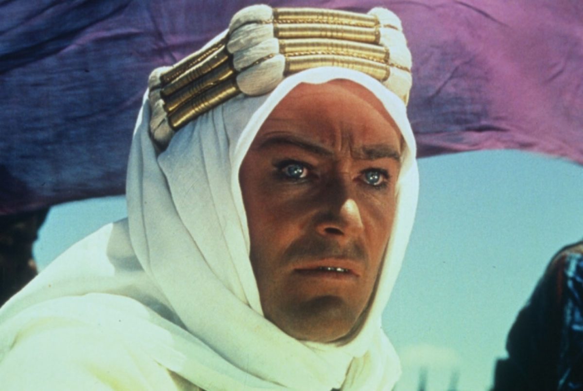 Peter O'Toole em 'Lawrence da Arabia'