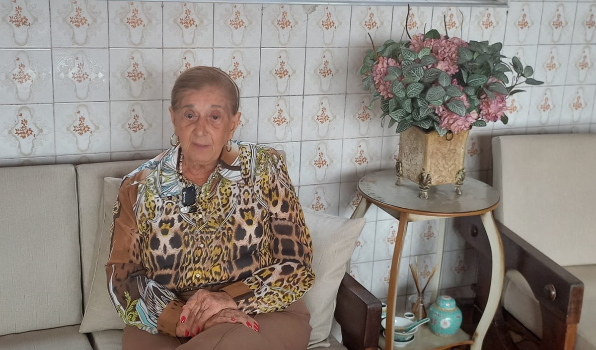 Osnilda está na Casa das Bananadas desde que nasceu; ela tem 81 anos