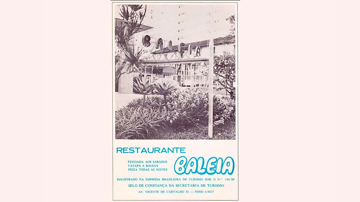 Anúncio Restaurante Baleia