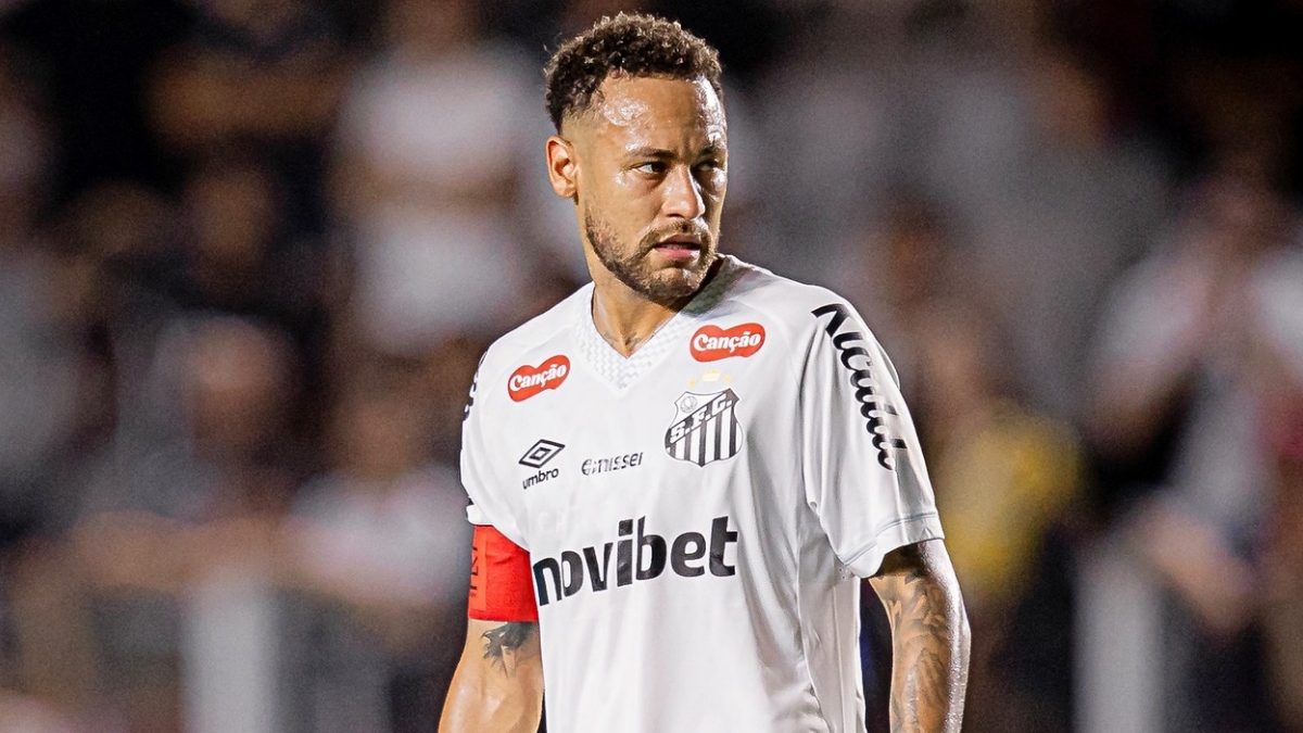 Neymar em ação pelo Santos