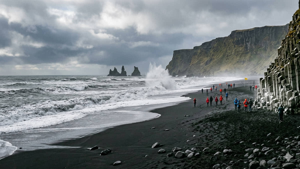 A beleza fatal de Reynisfjara