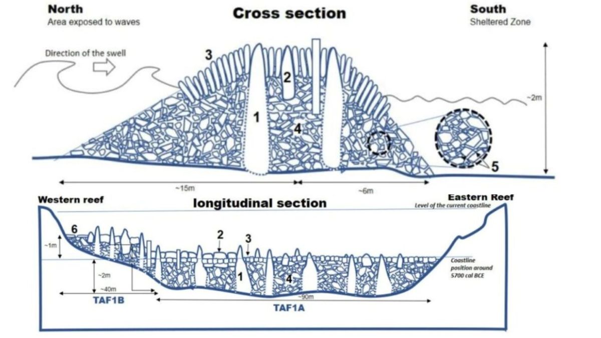 Cientistas investigam se a estrutura de 7 mil anos servia como armadilha gigante para peixes