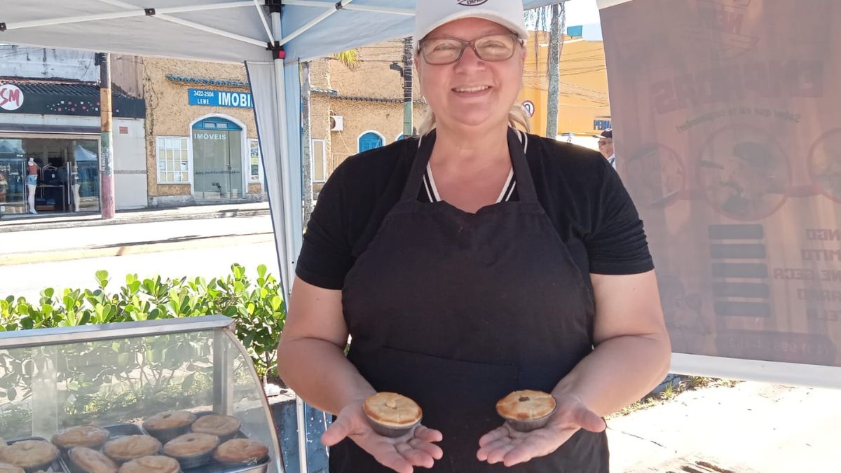 Neia faz e vende empadas para todos os gostos e com sabores diferentes