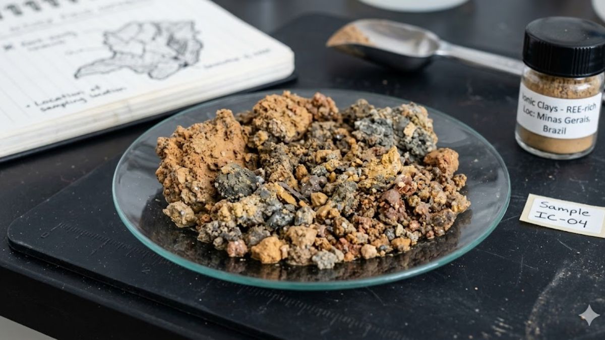 Entre os diversos elementos disponíveis no Brasil, destacam-se as argilas iônicas, encontradas em abundância em Poços de Caldas