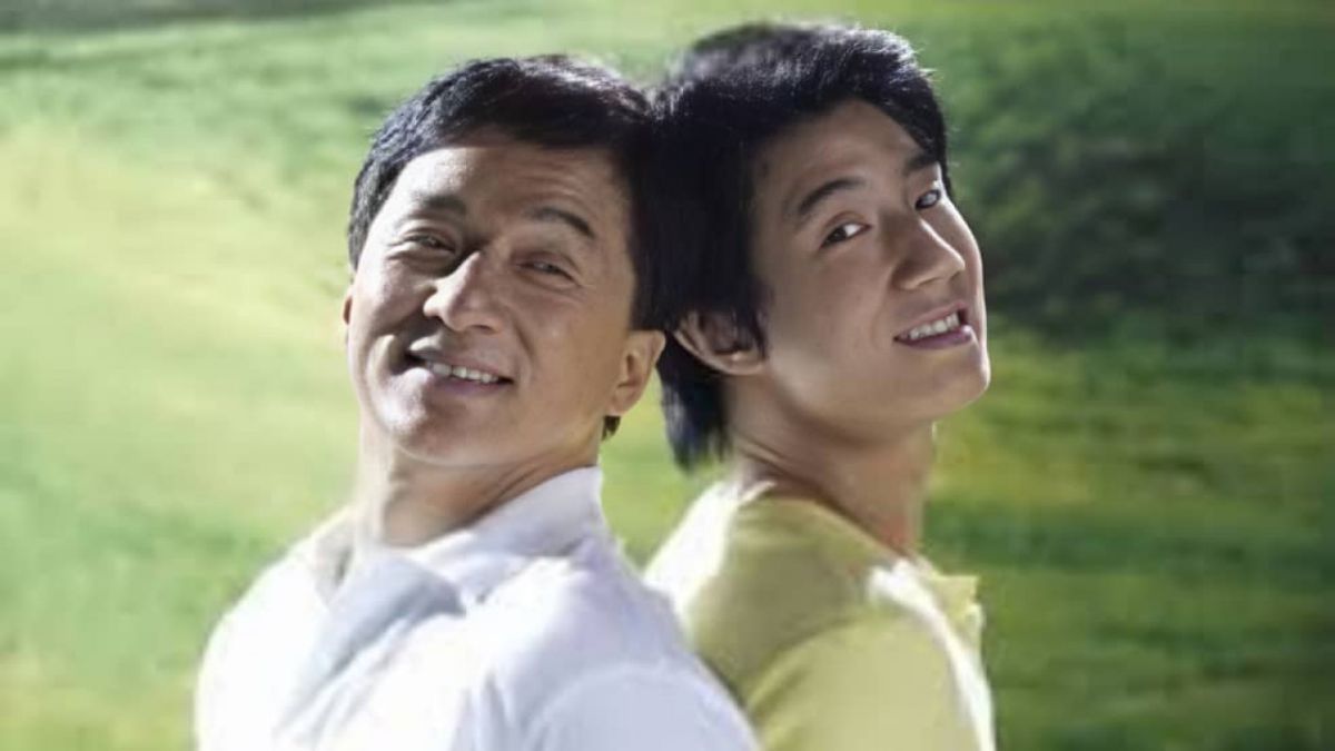 Jackie Chan e seu filho Jaycee Chan