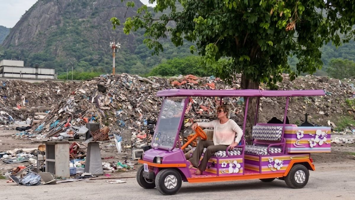 A apresentadora explorou os bastidores de 'Avenida Brasil' e destacou realismo dos ambientes