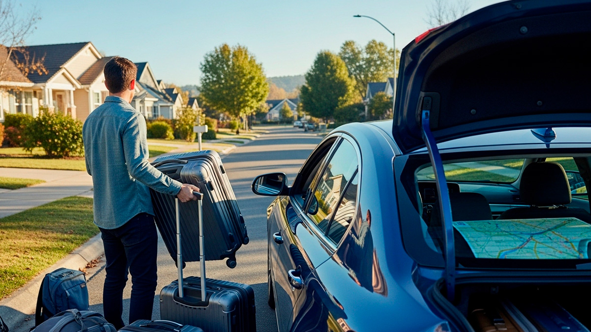 Seja para descansar ou se aventurar no fim de semana, para que você não fique com dor de cabeça, o segredo é simplicidade. Imagem gerada por IA