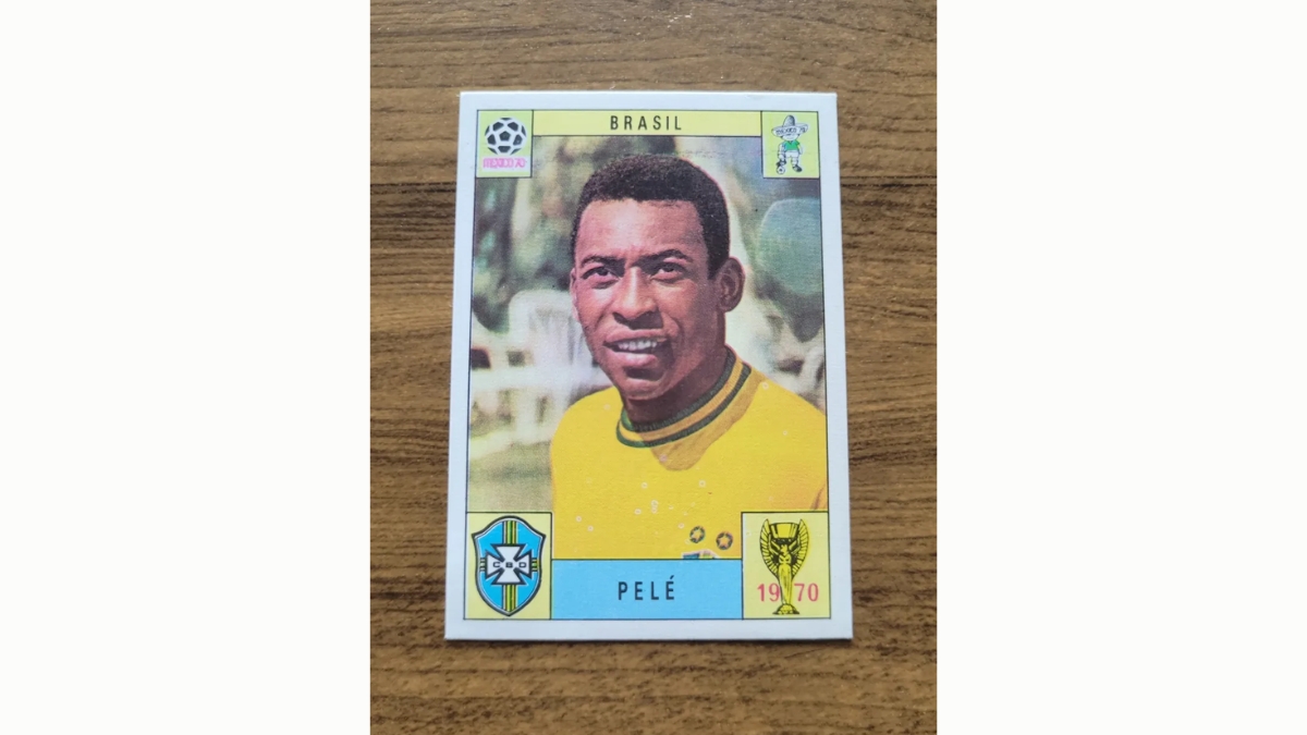 Figurinha do Péle é considerada a mais valiosa dos álbuns