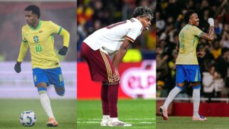 Rodrygo, Yamal e Militão atuando pelas suas seleções