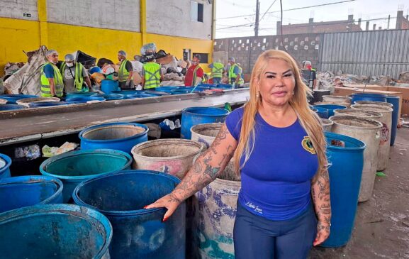 Imagem da Rainha da Reciclagem