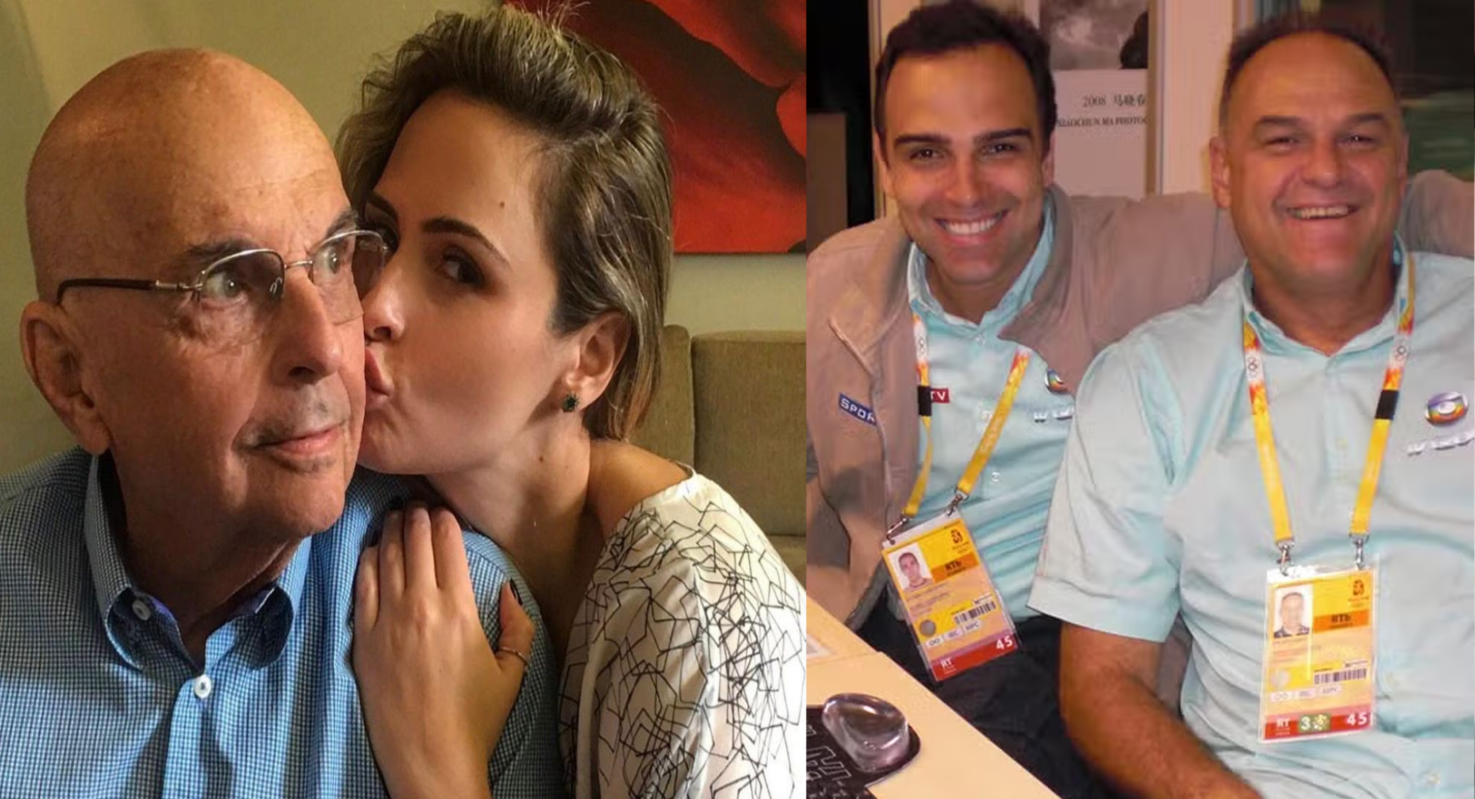 Tadeu Schmidt se emociona ao vivo, presta condolências a Ana Paula e cita perda do irmão