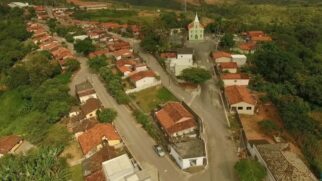 Imagem aérea da cidade