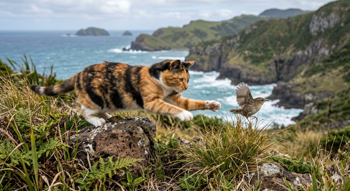 ‘Gata assassina’: como um único animal dizimou uma espécie rara em meses