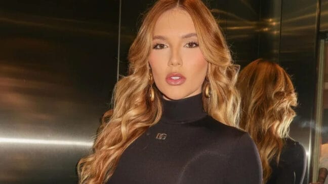 A imagem mostra a influenciadora Virginia Fonseca